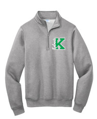 Kolmar Green K Athletic Heather Port & Company ® Core Fleece 1/4-Zip Pullover Sweatshirt