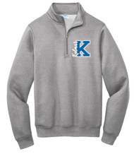 Kolmar Blue K Athletic Heather Port & Company ® Core Fleece 1/4-Zip Pullover Sweatshirt