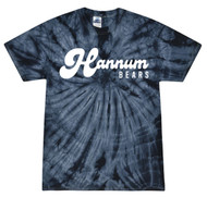 Hannum Puff Print Colortone Navy Tie Dye T-Shirt