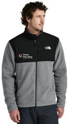 $10,000 Club - The North Face® Highest Peak Full-Zip Embroidered Fleece Jacket - Grey