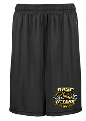 RASC Black Badger Unisex Pocketed Shorts 