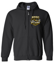 RASC Black Gildan Full-Zip Hooded Sweatshirt