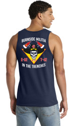 Engine 82 Navy Port & Co Core Cotton Tank Top Skull