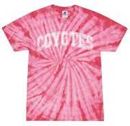 Kolmar Coyotes Vintage Pink Tie Dye Colortone T-Shirt