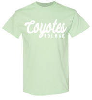 Kolmar Coyotes Script Mint Gildan T-Shirt