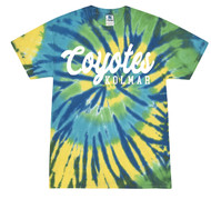 Kolmar Coyotes Script Karma Tie Dye Colortone T-Shirt