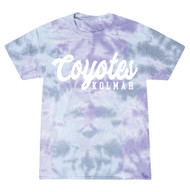 Kolmar Coyotes Script Dusk Tie Dye Colortone T-Shirt