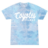 Kolmar Coyotes Script Breeze Tie Dye Colortone T-Shirt