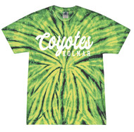 Kolmar Coyotes Script Wild Spider Tie Dye Colortone T-Shirt