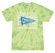 Kolmar Pennant Lime Tie Dye Colortone T-Shirt