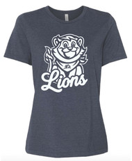 ELC Lions Heather Navy Women’s Relax Fit Tee