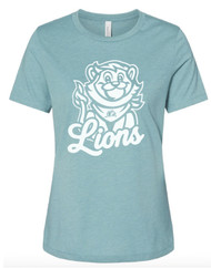 ELC Lions Heather Blue Lagoon Women’s Relax Fit Tee
