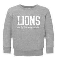 ELC Toddler Distressed Grey Rabbit Skins Fleece Crewneck