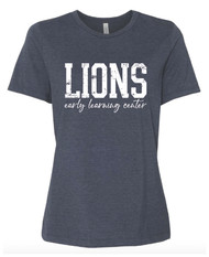 ELC Distressed Heather Navy Women’s Relax Fit Tee