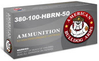 .380 ACP, 100 GRN FMJ 50/BOX