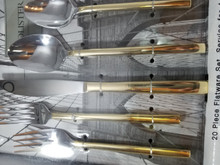 KYOTO STAINLESS WITH GOLD HANDLE (CATALOG ONLY)