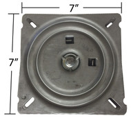 Replacement Memory Spring Auto Return Bar Stool Swivel Plate - 7" Flat - S4760