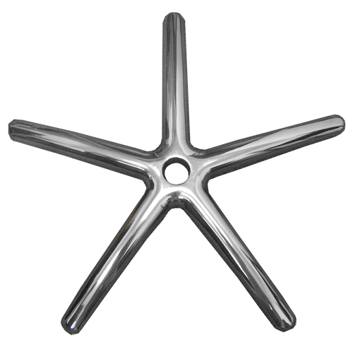26" Polished Aluminum Replacement Office Chair Base- Scratched - S4429-S