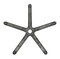 Underside View - Heavy Duty Office Chair Base - 28" Polished Aluminum Replacement - S4164