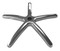 Heavy Duty Office Chair Base - 28" Polished Aluminum Replacement - S4164