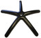 Heavy Duty 28" Black Painted Chair Base - S4180-2-S