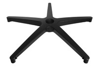 24" Black Aluminum Replacement Chair or Stool Base