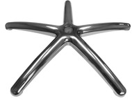 28" Polished Aluminum Replacement Office Chair Base - S4430-1