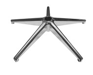 27.5" Polished Aluminum Chair Base w/ Tall Arch Profile - S4428-1