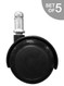Replacement Caster for Herman Miller Equa I & II Chairs - HARD FLOOR - Set of 5 - S3036-HMEQ