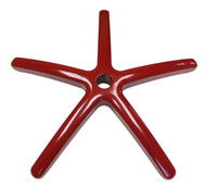 Heavy Duty Red 28" Aluminum Replacement Office Chair Base - S4164-RED