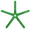 Underside - Heavy Duty 28" Bright Green Aluminum Replacement Office Chair Base
