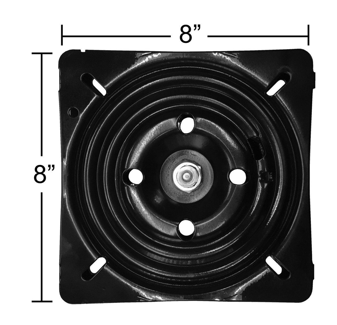 Replacement Flat Bar Stool Swivel Plate 8 Square   S5597 Dims  27509.1568731230.1280.1280 