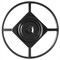 Top View - 22" Replacement Ring Base w/ Swivel for Recliner Chairs & Furniture, Includes Swivel - S5469
