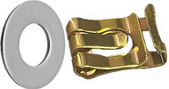 Clip and washer for gas cylinder