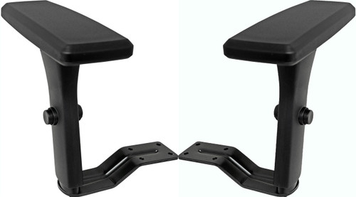 Height Adjustable Office Chair Arm with Pads - 3D-AAWP-4