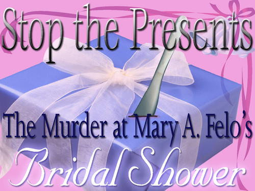 Bridal murder mystery party game