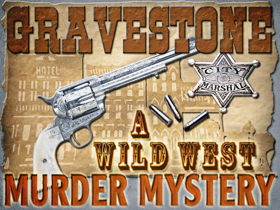 Gravestone murder mystery party