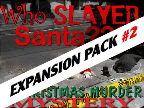 Who slayed Santa? Christmas mystery party game