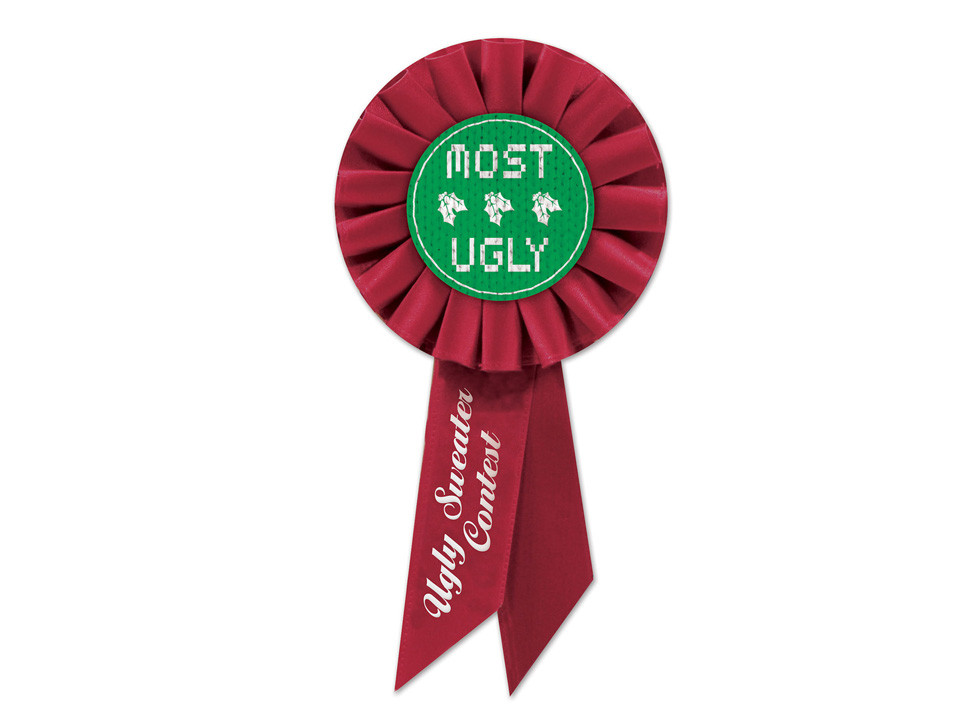 Ugly Sweater Rosette.
