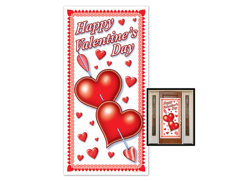 Valentine's murder mystery party door cover