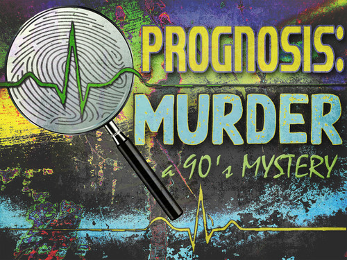 Party pack version of Prognosis Murder - a 1990s murder mystery game. 