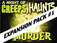 Creeps, Haunts, and Murder virtual murder mystery game expansion pack. 