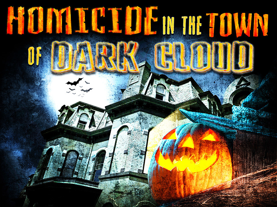 Halloween Homicide in the town of Dark Cloud murder mystery party game