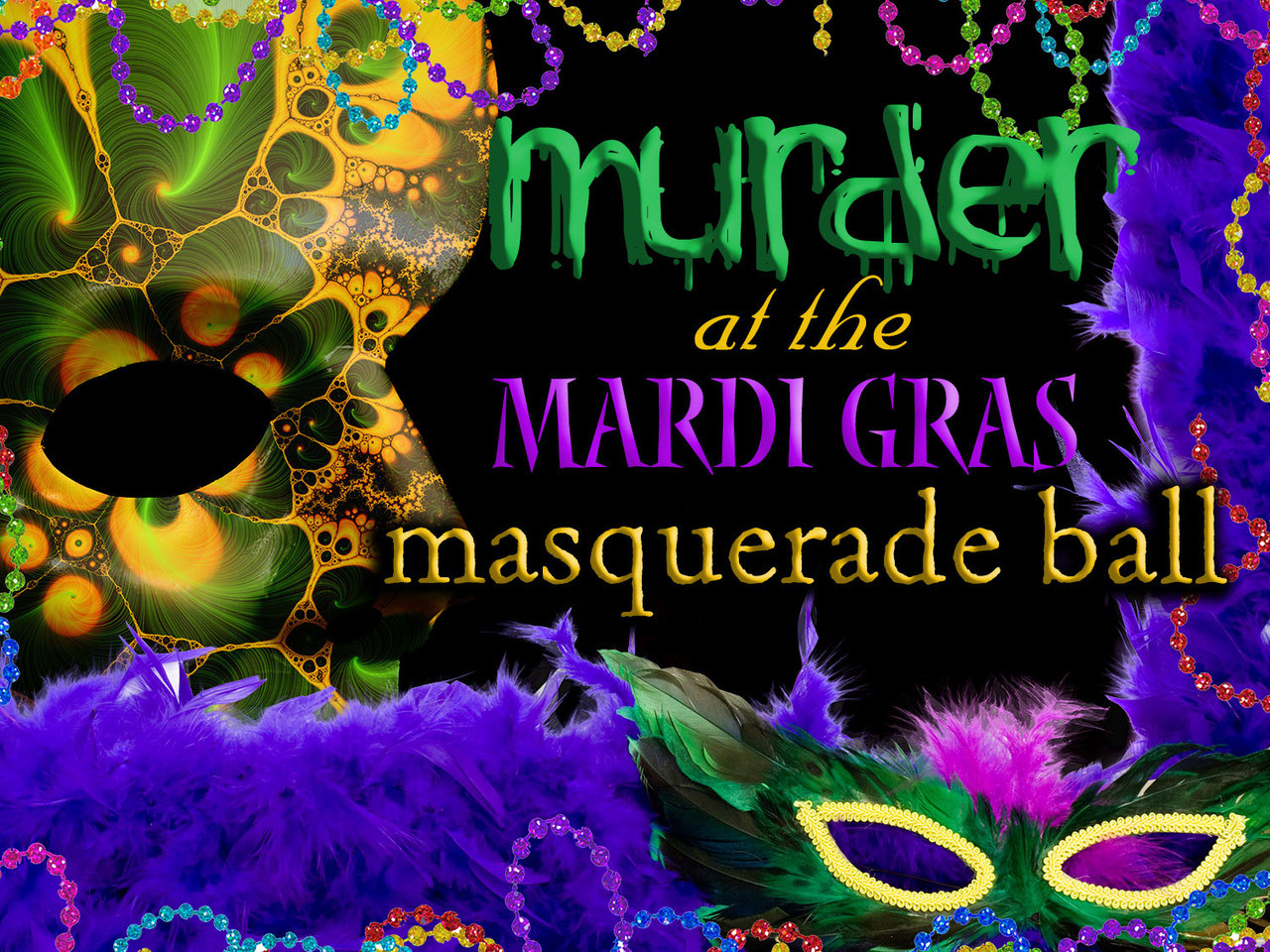 Mardi gras murder mystery party game