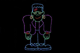 LED light display of Frankenstein.