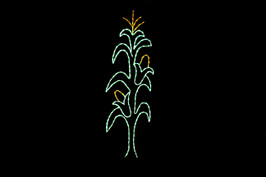 Corn stalk LED outdoor decoration.