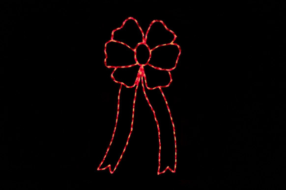 Light display of a bow.