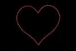 Large right heart light display.