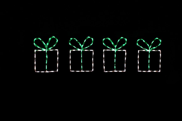 Light display of a gift bales set.