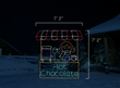 Scaled image of a light display of a hot chocolate stand.